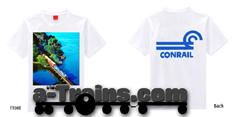 Conrail Railroad Logo Photo Train T-Shirts and Sweatshirts